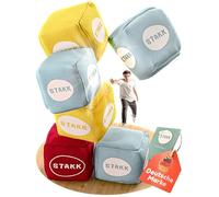 softSTAKK | El Exitoso Juego de Lanzamiento Ahora para Interior y Exterior | Boccia & Boule Reinterpretado | Juego Familiar UNE Habilidad & Estrategia | Juegos de Lanzamiento Niños y Adultos