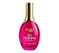 Softto+Plus So Happy Multipurpose Oil 120 ml | Aceite 3 en 1 para el cuidado de la cara, cuerpo y cabello | con ácido hialurónico y 16 aceites vegetales | Argan Jojoba aguacate macadamia | cuidado