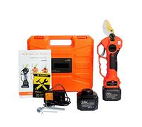 SOFTTO Podadora eléctrica inalámbrica de 25V y 40mm, Cortador de Ramas de poda eficiente for árboles frutales, bonsái, 12 Horas de Tiempo de Trabajo para jardinería(Shears(Case))