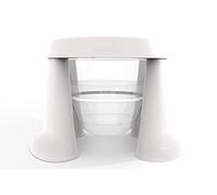 Softtub - Bañera para bebés recién nacidos, plegable, bañera para bebé, ahorra espacio y agua, fabricada en Dinamarca, reciclable, color blanco