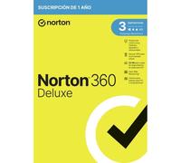 Software de seguridad Norton 360 Deluxe 1 licencia 3 dispositivos caja