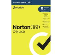 Software de seguridad Norton 360 Deluxe 1 licencia 5 dispositivos