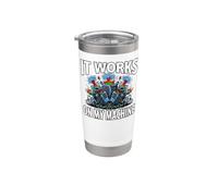 Software Developer It Works On My Machine Vaso térmico de acero inoxidable de doble pared