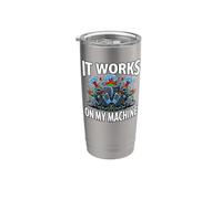 Software Developer It Works On My Machine Vaso térmico de acero inoxidable de doble pared