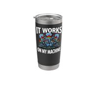 Software Developer It Works On My Machine Vaso térmico de acero inoxidable de doble pared