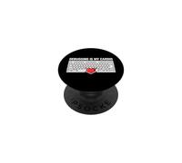 Software Developer Programmer Debugging Is My Cardio PopSockets PopGrip Adhesivo