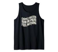 Software Developer Run In Prod Feel Nothing Camiseta sin Mangas