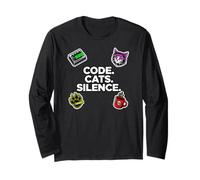 Software Engineer Introvert Code Cats Silence Manga Larga