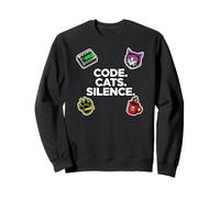 Software Engineer Introvert Code Cats Silence Sudadera