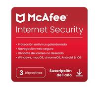 Software MCAFEE Internet Security ES ESD (3 Dispositivos)