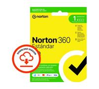 Software NORTON 360 Estándar (1 Dispositivo - 1 año - Smartphone, PC y Tablet - Formato Digital)