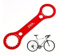 sofun Herramienta Centerlock roja - Llave de pedalier para reparación de bicicletas, compatible con Shimano XT/SLX y SRAM Dub, para desmontar pedalier y discos de freno