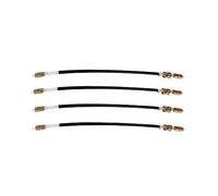 Soga de Violín de Nailon Negro, 4 Piezas B301 para Mantenimiento | Accesorio para Luthier y Músicos, Resistente al Desgaste, Uso Prolongado, Repuesto para Violín