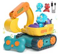 SOGAWEBB Coche Teledirigido Niños 2 Años, Excavadora Teledirigido, Excavadora Juguete, Juguetes Niños 2 3 4 Años