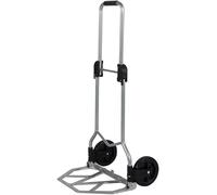 soges Carretilla Carro con ruedas para plataformas, transporte de transporte, para materiales de construcción y productos de vida, plegable, capacidad máxima de carga de hasta 150 kg, 48 x 48 x 102 cm