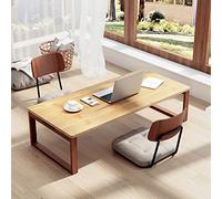 Soges Mesa de Centro Plegable de Bambú - Estilo Japonés para Ventana, Tatami, al Aire Libre, Cama - 80 cm x 50 cm