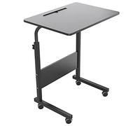 soges Mesas para Ordenador 60 x 40 cm Mesa Móvil de Ordenador Portatil con Ruedas, Sofá Mesa, Mesas de Centro