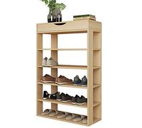 sogesfurniture DIY Zapatero de Madera con 5 Niveles Estantería Zapatero para hasta 20 Zapatos, 75x30x94cm, Organizador de Almacenamiento de Zapatos Multiuso, Arce BHEU-L24-MP