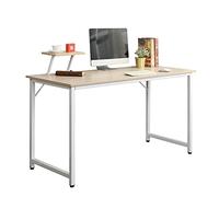 sogesfurniture Mesa de Ordenador Moderno Escritorios para Computadora Escritorio de Oficina Mesa de Trabajo Mesa de Estudio de Madera y Acero, 100x50x75cm, WK-JK100-MO-BH