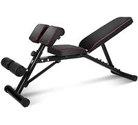 SogesHome Bancos ajustables, Banco de Ejercicios Ajustable para Entrenamiento en casa cuerpo completo con 4 posiciones de Almohadilla de Espalda, 3 Posiciones de Reposo de codo