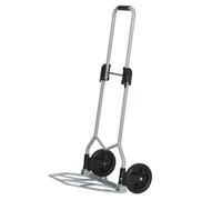 SogesHome Carretilla de Mano Plegable de Aluminio Carretilla de Mano Escalera Carro con Ruedas Plegable Capacidad de Carga máx. hasta 70 kg