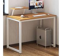 SogesHome Escritorio de Computadora Mesas para Ordenador 100 cm x 50 cm Escritorios Muebles de Oficina Mesa de Mesa de Oficina de Madera y Acero