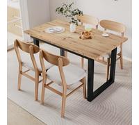 SogesHome Mesa de comedor extensible, mesa de comedor extensible de 140 cm a 180 cm, mesa grande rectangular que ahorra espacio para 4-6 personas para comedor y cocina, 180 x 80 cm