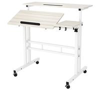 SogesHome Mesa de computadora de Altura Ajustable Escritorio de computadora portátil Estación de Trabajo Mesa de computadora portátil Tablas de Dibujo para Arte, Escritura, Elaboración