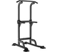 SogesHome Power Tower Estación de Dominadas Barra de dominadas para Gimnasio en casa, Gimnasio, Estación de Inmersión, Altura Ajustable, Entrenamiento Corporal
