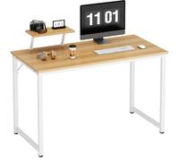 SogesPower Escritorio de Computadora, Escritorio de Oficina, Mesa de Trabajo, Mesa de Conferencia para el Hogar y la Oficina, 100×50×75 cm, Arce