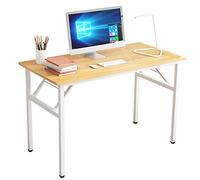 SogesPower Mesa Plegable, Mesa para computadora, mesas portátiles de Alto Rendimiento para Oficina en casa, estación de Trabajo, Escritorio de Estudio, Mesa de conferencias para Oficina en casa