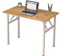 SogesPower Mesa Plegable, Mesa para computadora, mesas portátiles de Alto Rendimiento para Oficina en casa, estación de Trabajo, Escritorio de Estudio, Mesa de conferencias para Oficina en casa