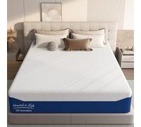 SogesSleep Colchón individual de espuma viscoelástica de gel de té verde de 10 pulgadas, colchón con infusión de gel refrescante para alivio de presión, cama en una caja, certificado CertiPUR-US y sin