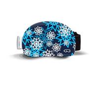 SOGGLE Gafas de esquí con protección de microfibra (talla única), color: Copos de nieve 03 Azul
