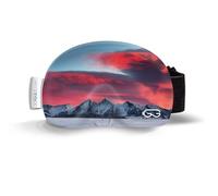 SOGGLE Gafas de esquí (microfibra, talla única), color rojo