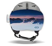 SOGGLE Vizor - Protector de visera para casco de esquí, color Vizor Mountains Sunset