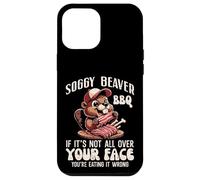 Soggy Beaver Barbacoa Divertido Barbacoa Grill Master Humor Papá Hombres Carcasa para iPhone 12 Pro MAX