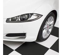 SOGI PAV-02-NE - Kit de baldosas de PVC para suelo de taller, garaje, 50 x 50 cm, 1 m², 10 m², 50 m², 100 m², color negro (10 m² = 40 baldosas)