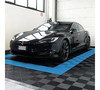 SOGI PAV-03-AZ - Kit de baldosas de polipropileno para suelo de taller, garaje - 40 x 40 cm - 1 m² - 10 m² - 50 m² - 100 m² - Color azul (10 m² = 62 baldosas)