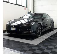 SOGI PAV-03-GR - Kit de baldosas de polipropileno para suelo de taller, garaje - 40 x 40 cm - 1 m² - 10 m² - 50 m² - 100 m² - Color gris (10 m² = 62 baldosas)