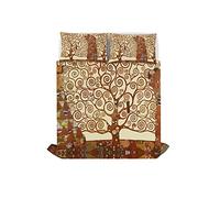 Sogni d'Autore Set de Ropa de Cama (Hoja Plana 255x300cm + 2 Fundas Cojin 52x82cm con Solapa Interna), SD48, 100% Algodón, Doble