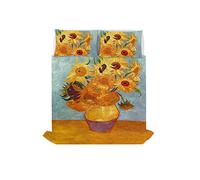 Sogni d'Autore Set de Ropa de Cama (Hoja Plana 255x300cm + 2 Fundas Cojin 52x82cm con Solapa Interna), SD49, 100% Algodón, Doble
