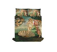 Sogni d'Autore Set de Ropa de Cama (Hoja Plana 255x300cm + 2 Fundas Cojin 52x82cm con Solapa Interna), SD56, 100% Algodón, Doble