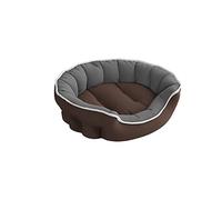 Sogni e capricci Cuccia Pets Cama alcochada Enjoy para perros y gatos, marròn/gris, 59X53X18CM, poliéster