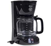 Cafetera de goteo - SOGO CAF-SS-5640, 950 W, 1,8 l, 15 tazas, Negro
