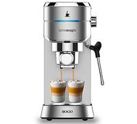 SOGO CAFETERA EXPRESSO ACERO INOX 15 BARES, Depósito de 1l1450W (SS-7600)