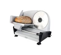 SOGO Cortadora de Fiambre Inoxidable 150W con Hoja 190mm - Cortafiambres Eléctrico con Grosor Ajustable hasta 15mm - Máquina de Cortar Fiambre Profesional Segura y Fácil de Limpiar para Casa o Negocio