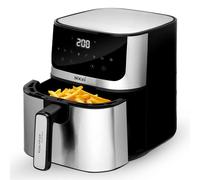 Sogo - DIGIFRYER1400 Sencillo 5 L Independiente 1400 W Freidora de aire caliente Negro, Acero inoxidable