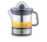 SOGO Exprimidor de Naranjas Eléctrico Silencioso y Potente - Exprimidor Eléctrico de Limones y Naranjas con Tapa -Para Zumo de Naranja y Cítricos con 40W de Potencia y 0,7L de Capacidad