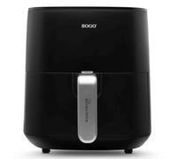 Sogo Freidora de Aire con Capacidad de 5,5L con 8 Modos de Cocina e Inluye Recetario - Air Fryer con Control de temperatura 80-200°C y 1700W de Potencia - Airfryer con Pantalla Táctil de Control
